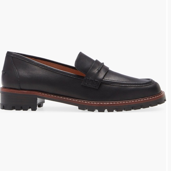 Madewell Women’s Black Leather Corinne Loafers - Picture 3 of 12